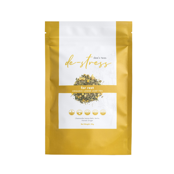 A photo of De-Stress Tea by Dee's Teas