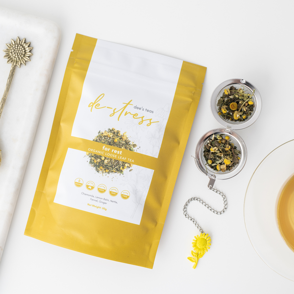 A photo of De-Stress Tea by Dee's Teas